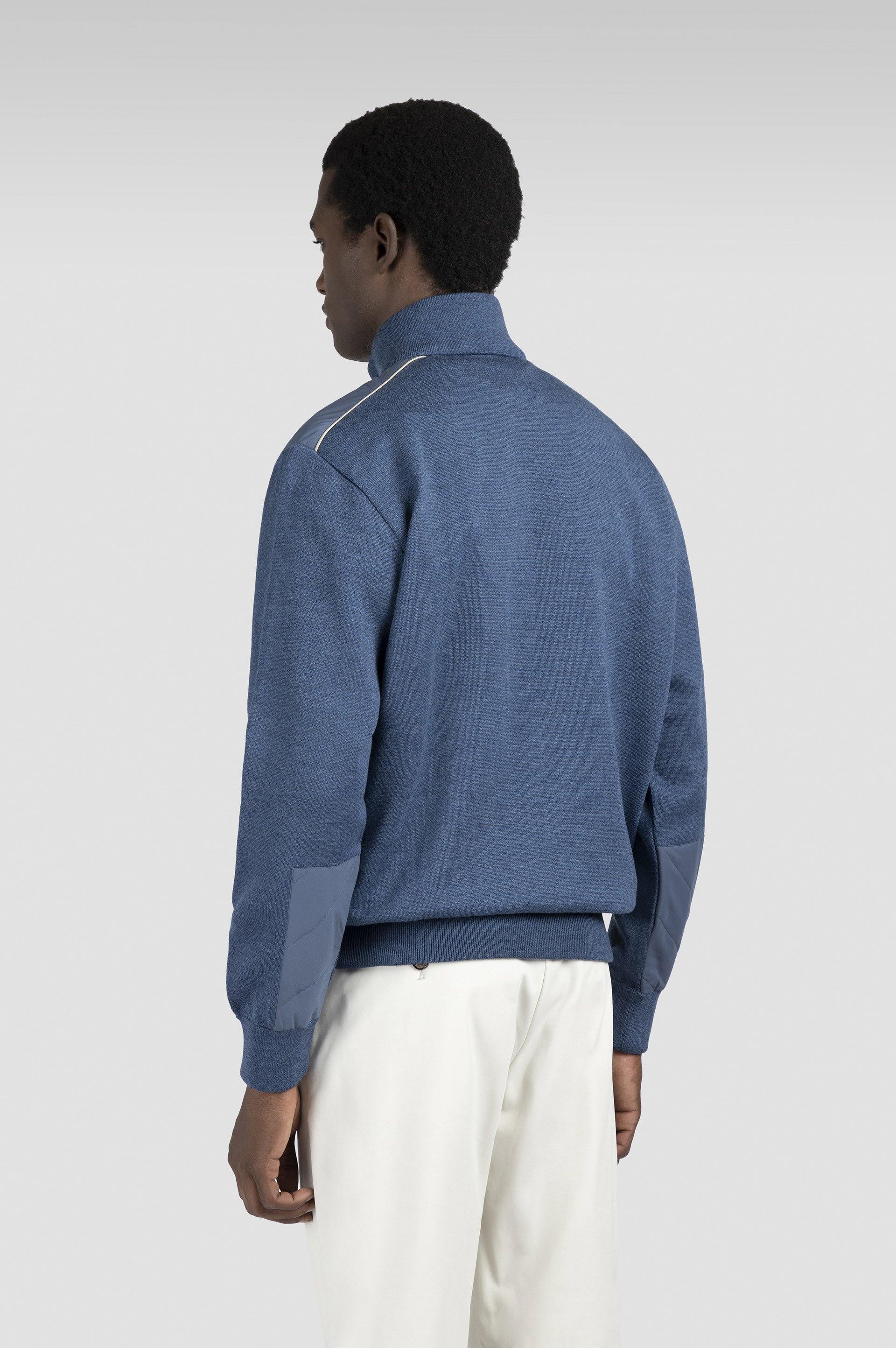 SOFT COOL TOUCH WOOL ZIP-UP SWEATER WITH TYPHOON® PLATINUM DETAILS - 3