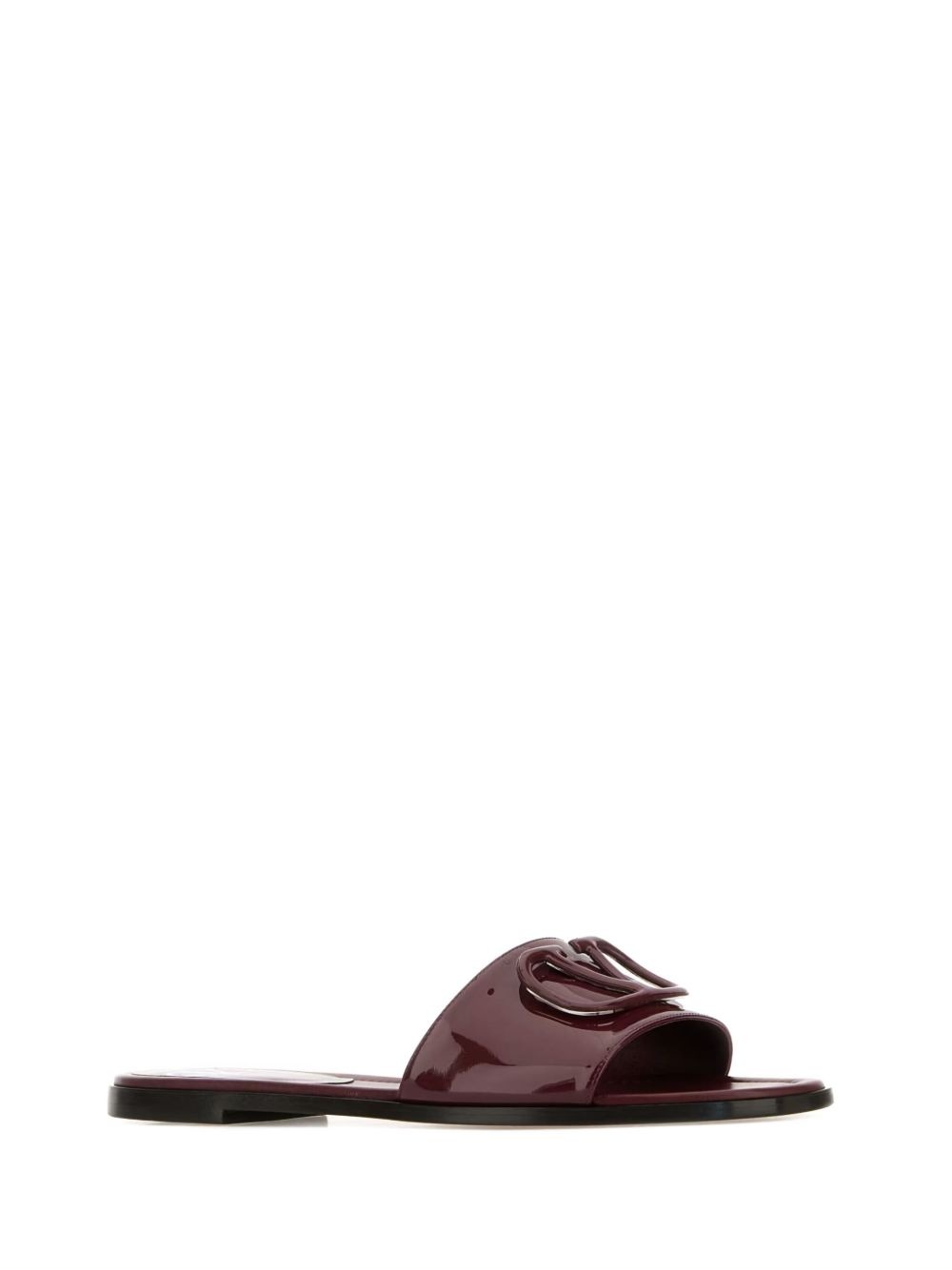VLogo Signature leather sandals - 2
