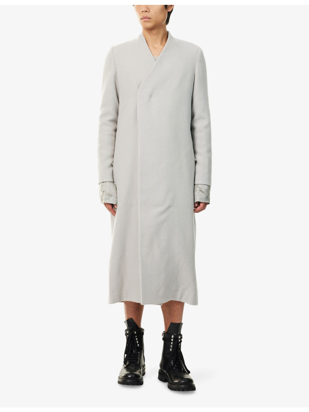 Museum Double-Breasted Wool Coat - 3