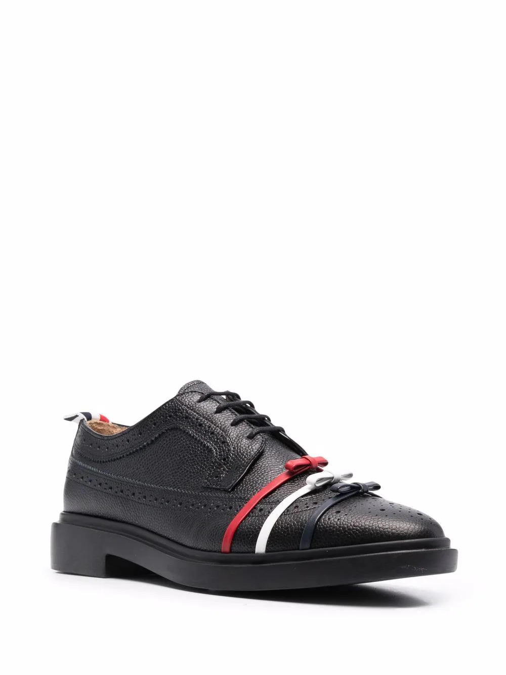 Rubber Sole 3-Bow Longwing Brogue - 2