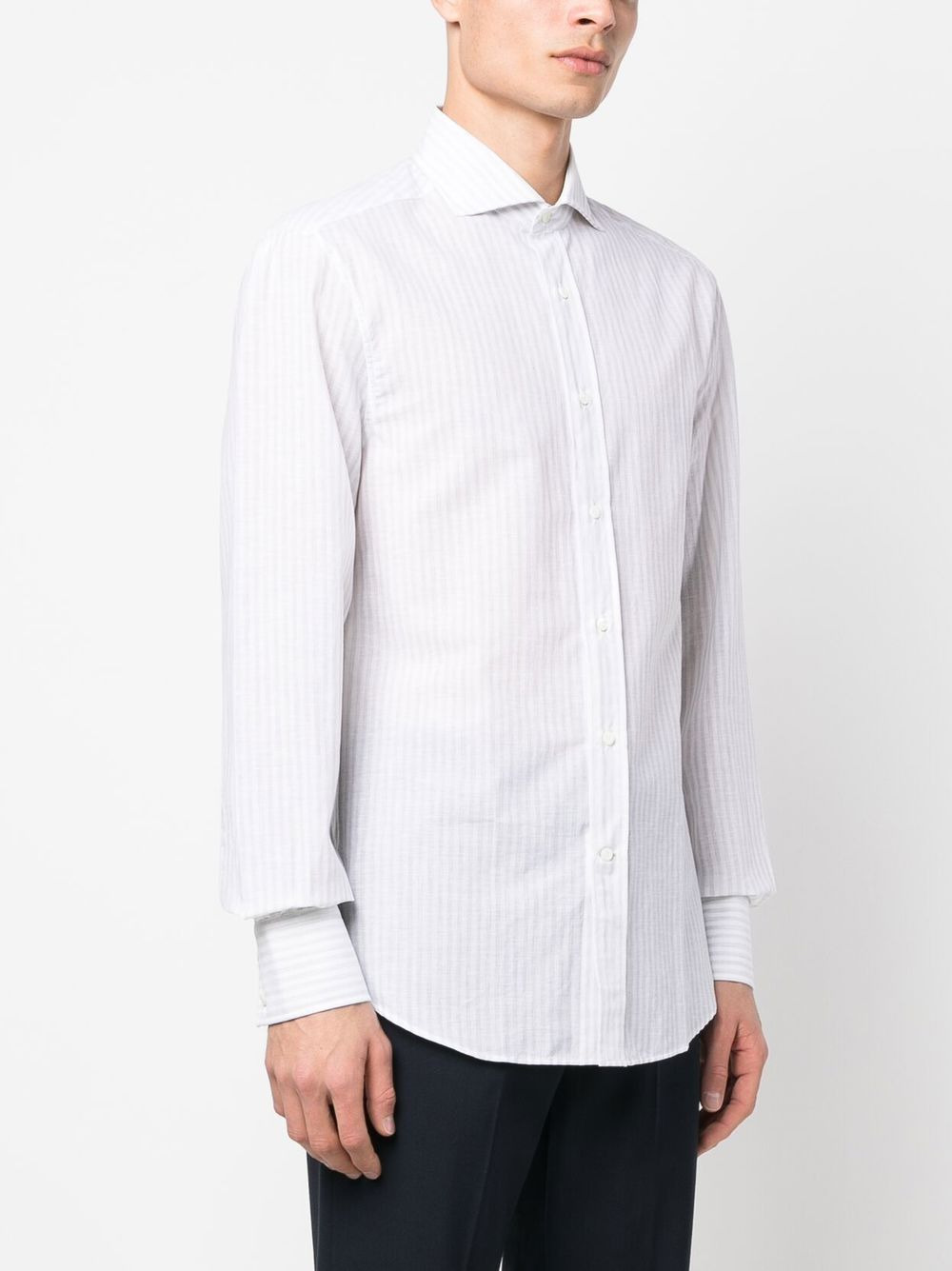 long-sleeve striped shirt - 3