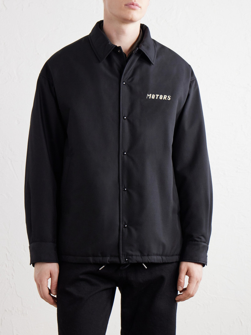 Embroidered Wool and Silk-Blend-Twill Jacket 3