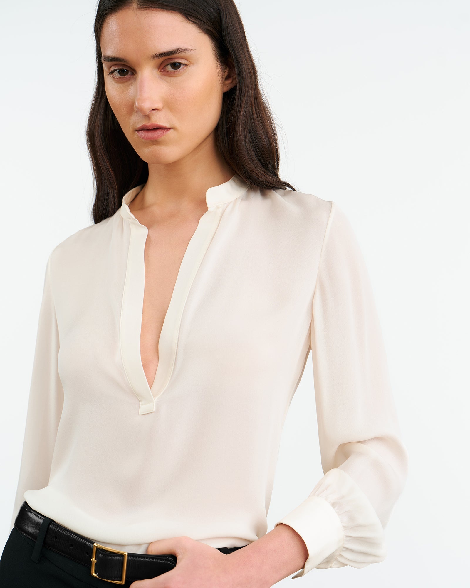 MONTAINE SILK BLOUSE - 3