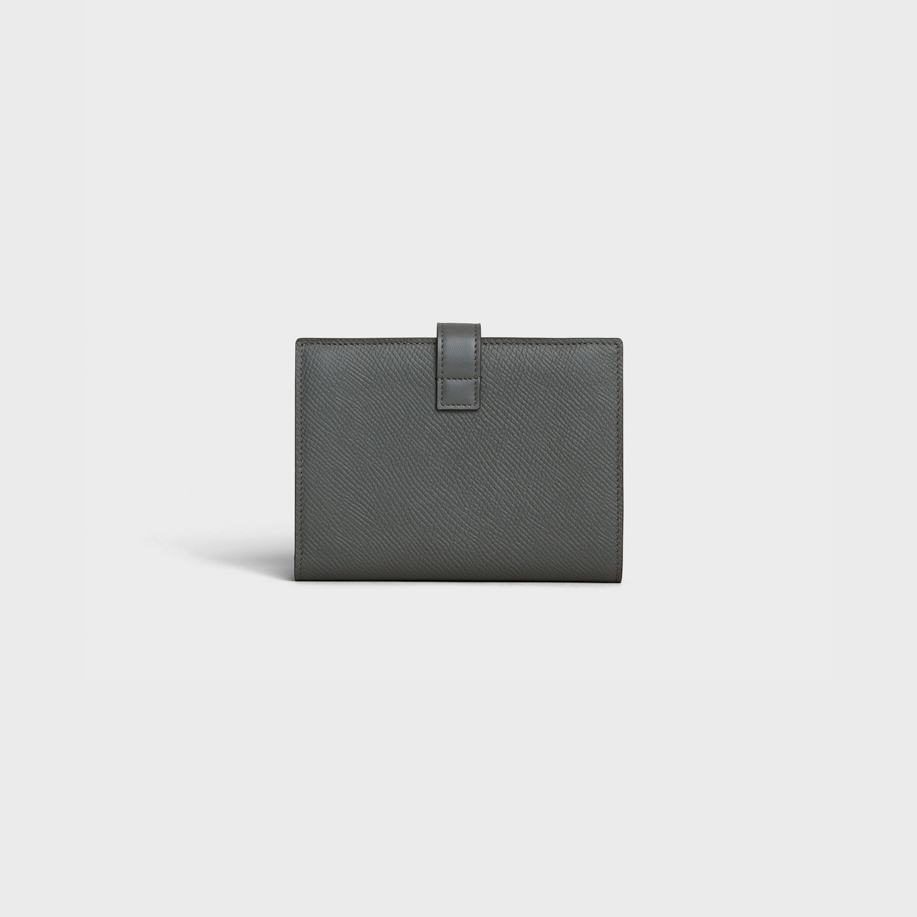 Medium strap wallet in Grained calfskin - 3