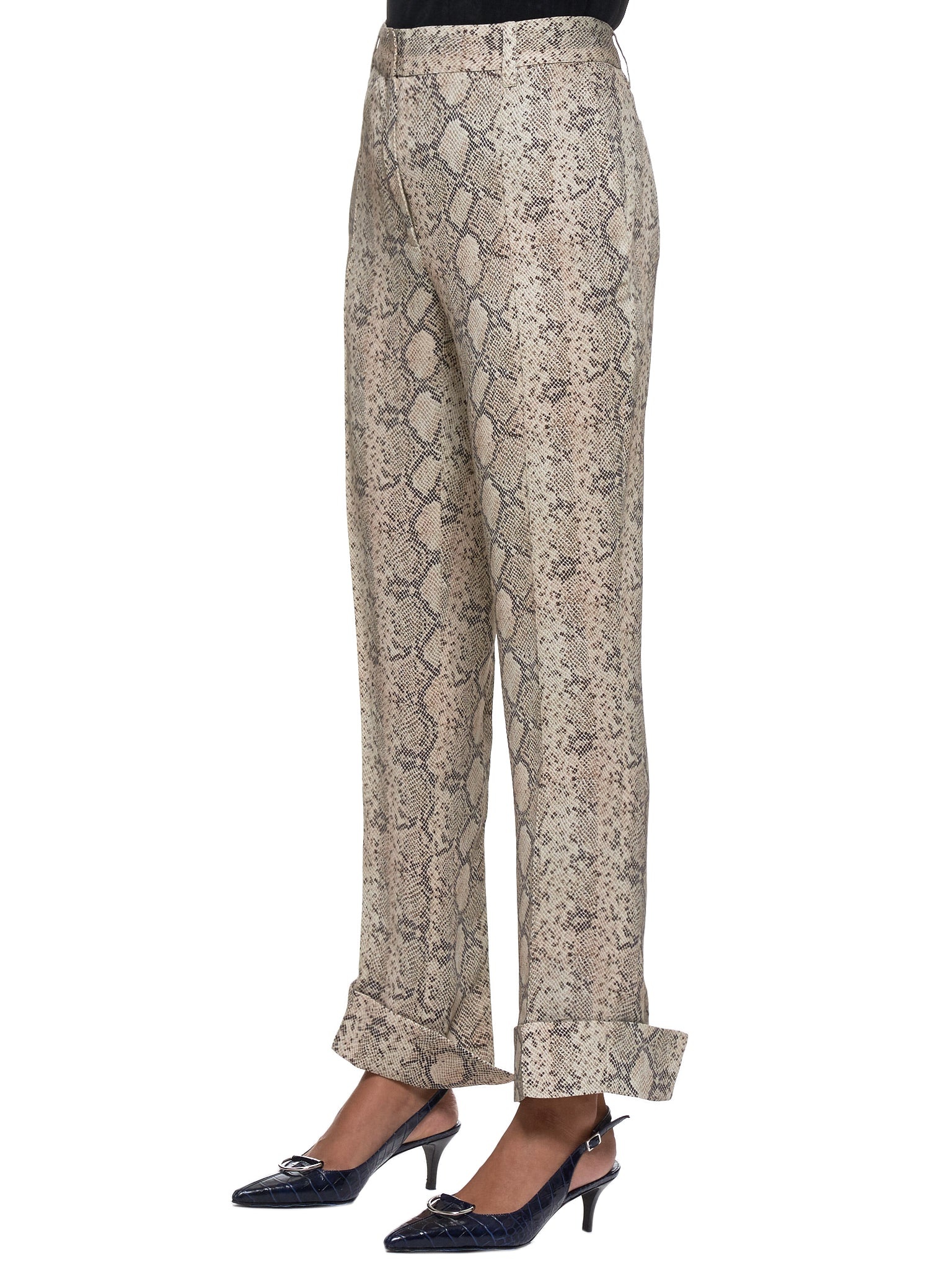 Split Hem Trousers - 2