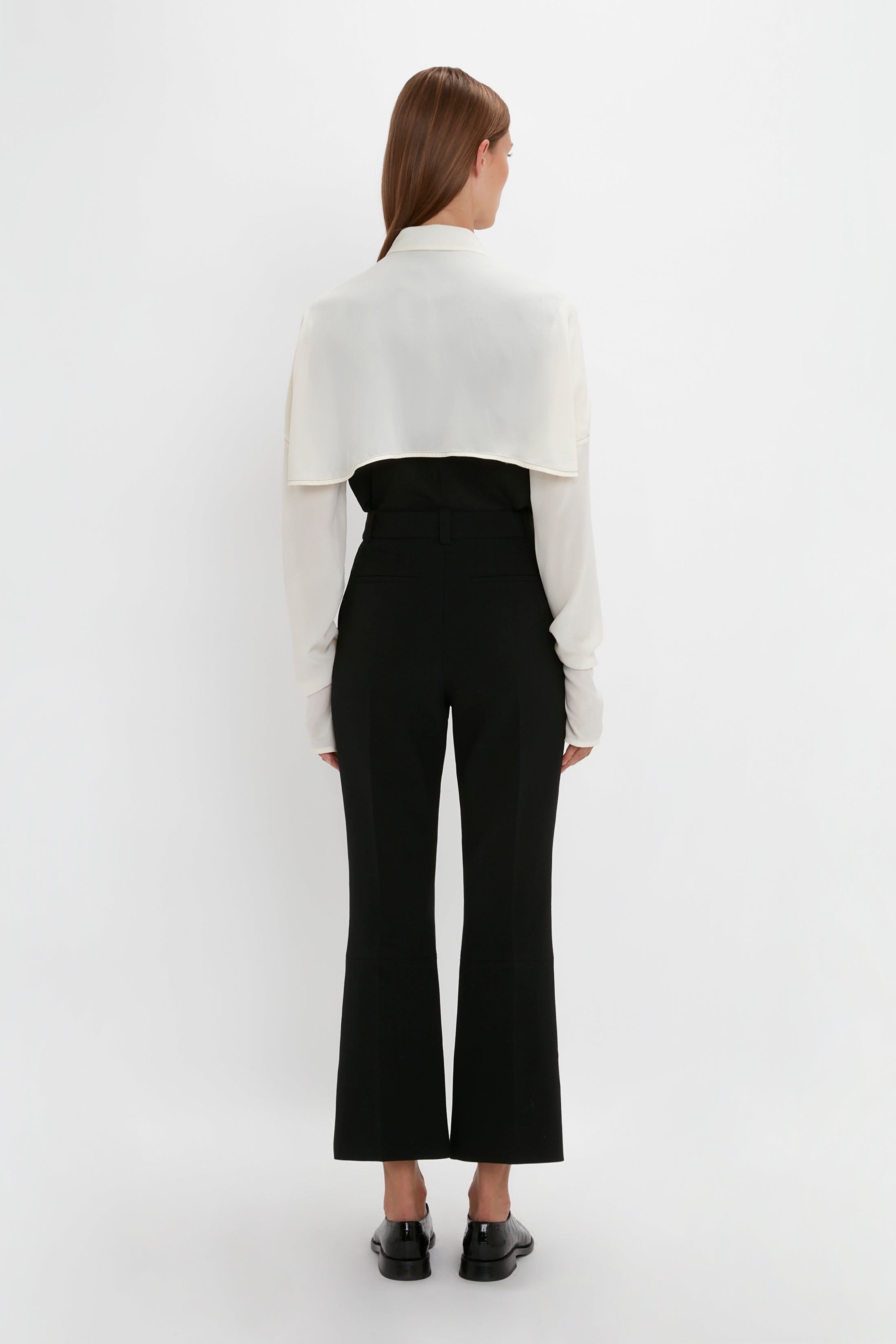 Oversized Bow Detail Blouse In Vanilla - 4