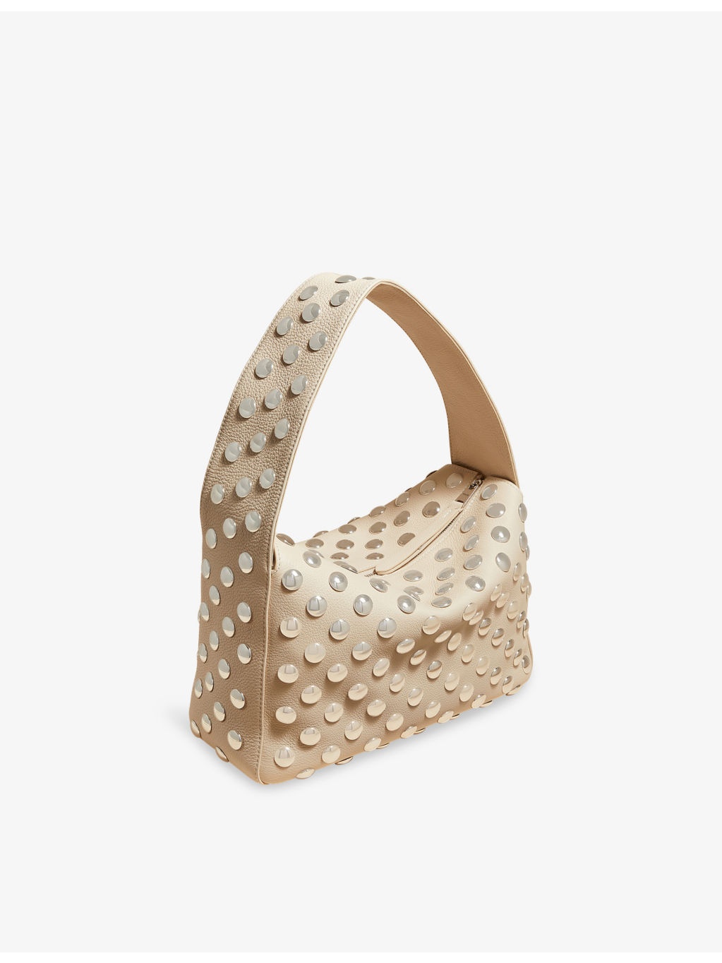 Elena Medium Leather Shoulder Bag - 3