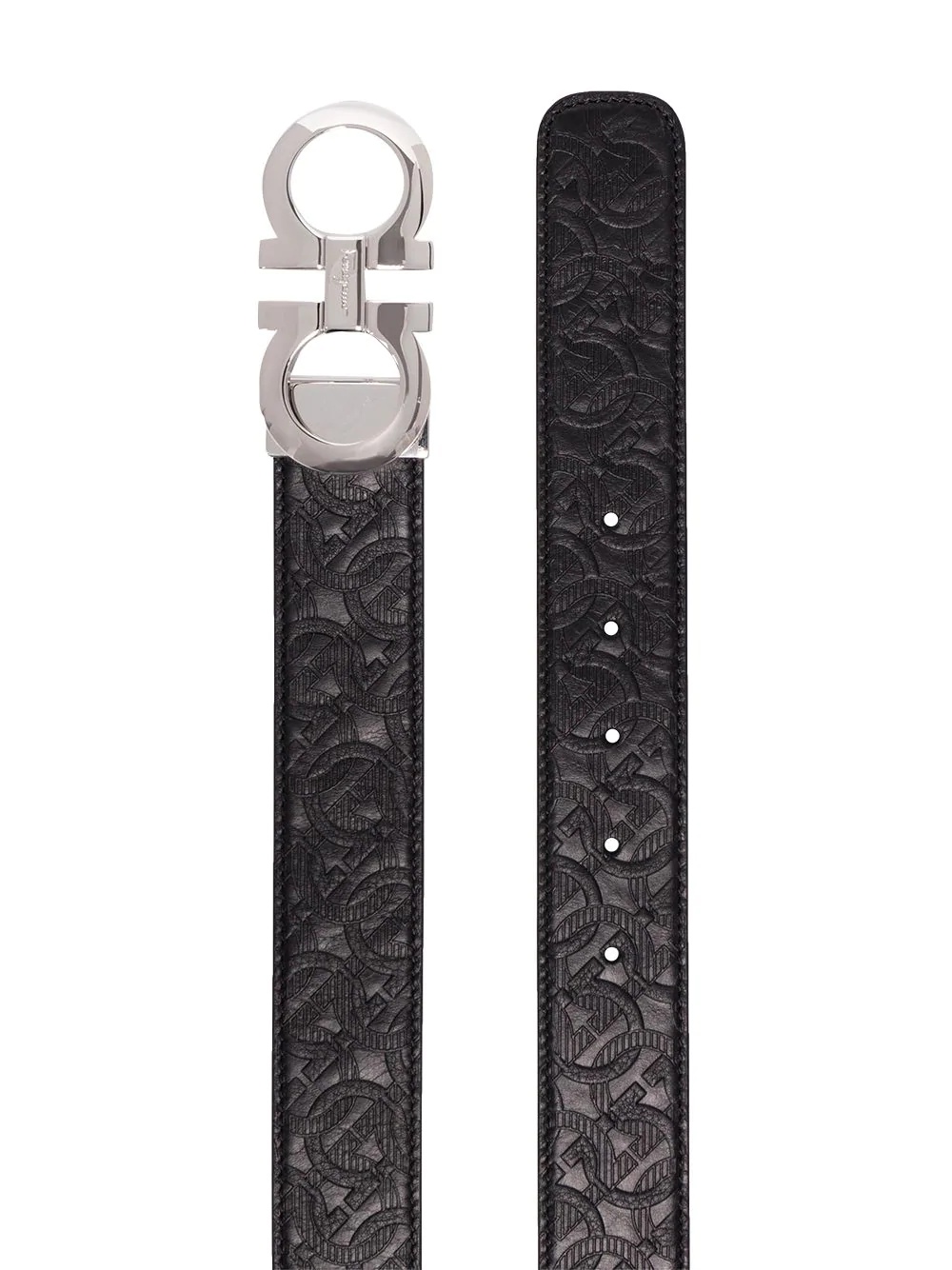 Gancini reversible embossed belt - 2