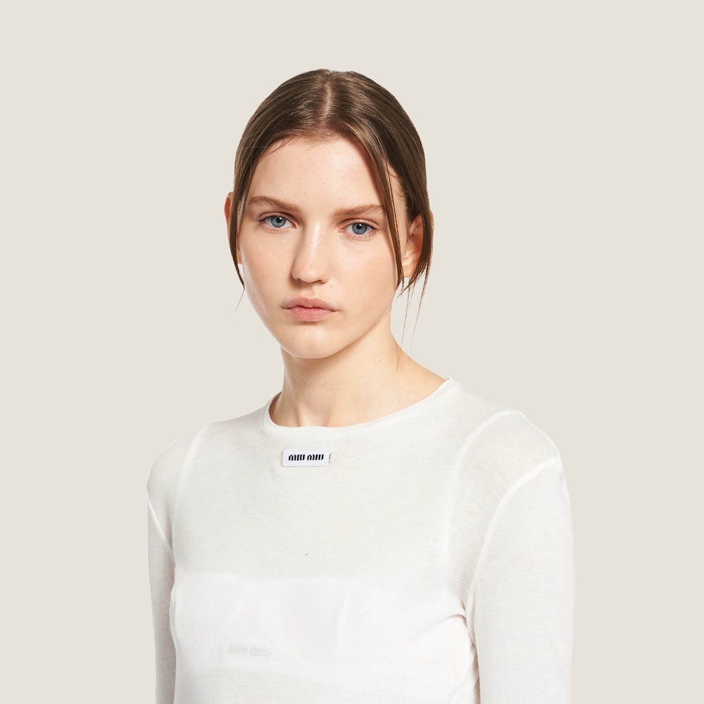 Miu Miu Ribbed knit jersey dress | REVERSIBLE
