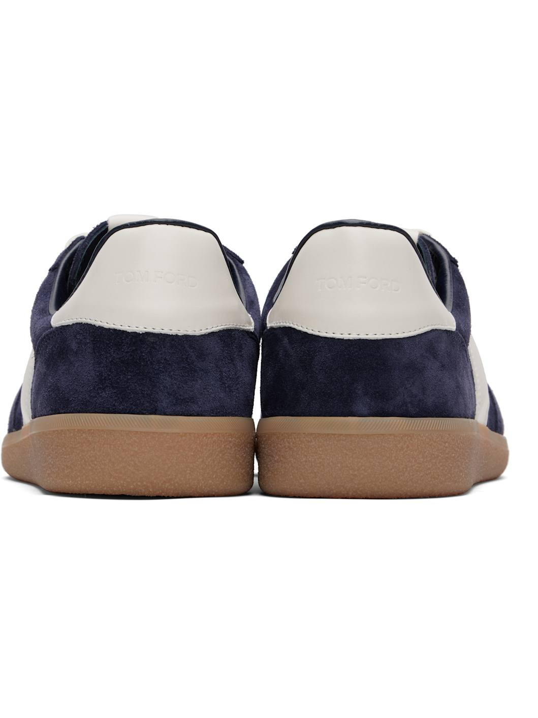 Navy Suede Archer Sneakers - 2