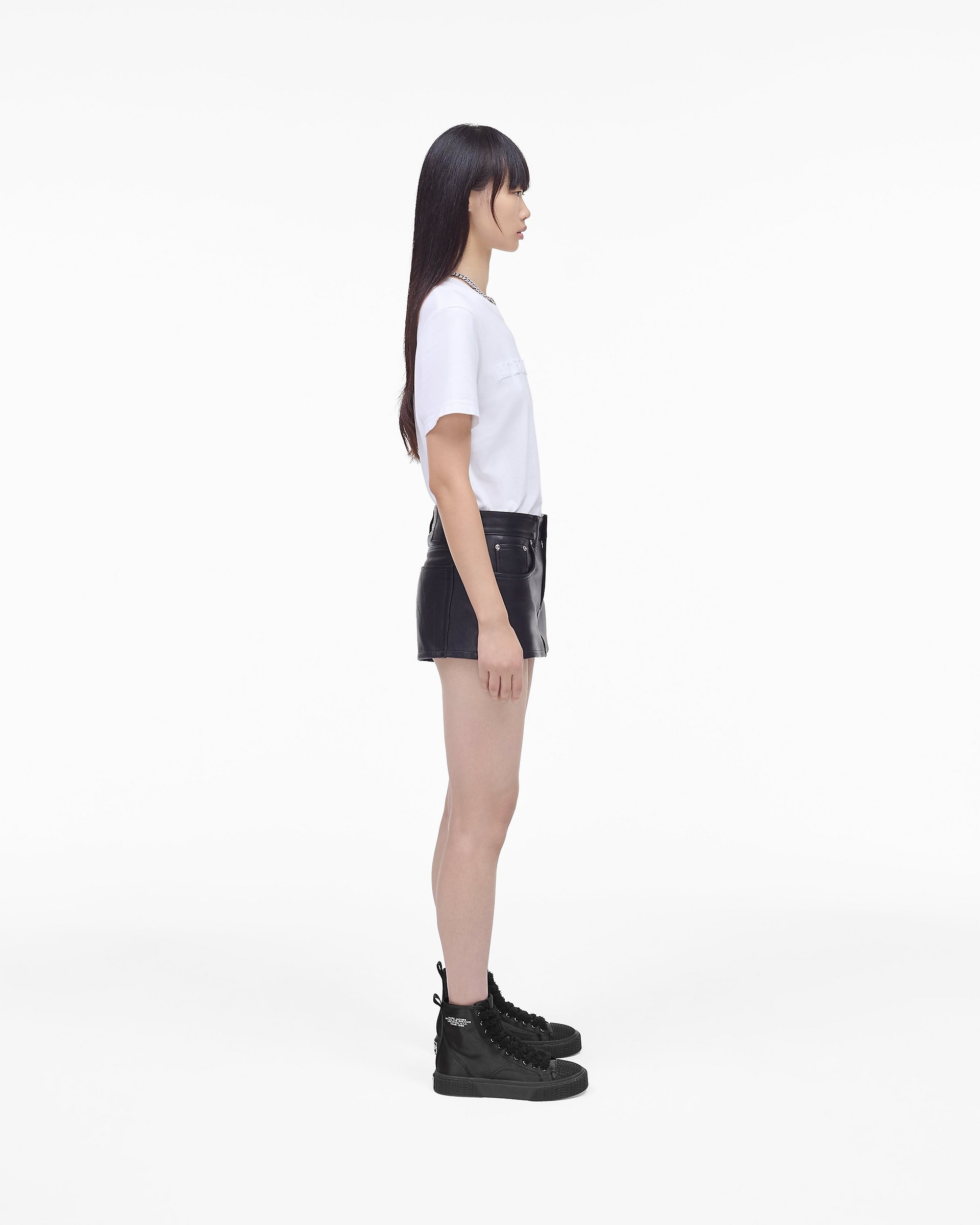 THE HIGH TOP SATIN SNEAKER - 4