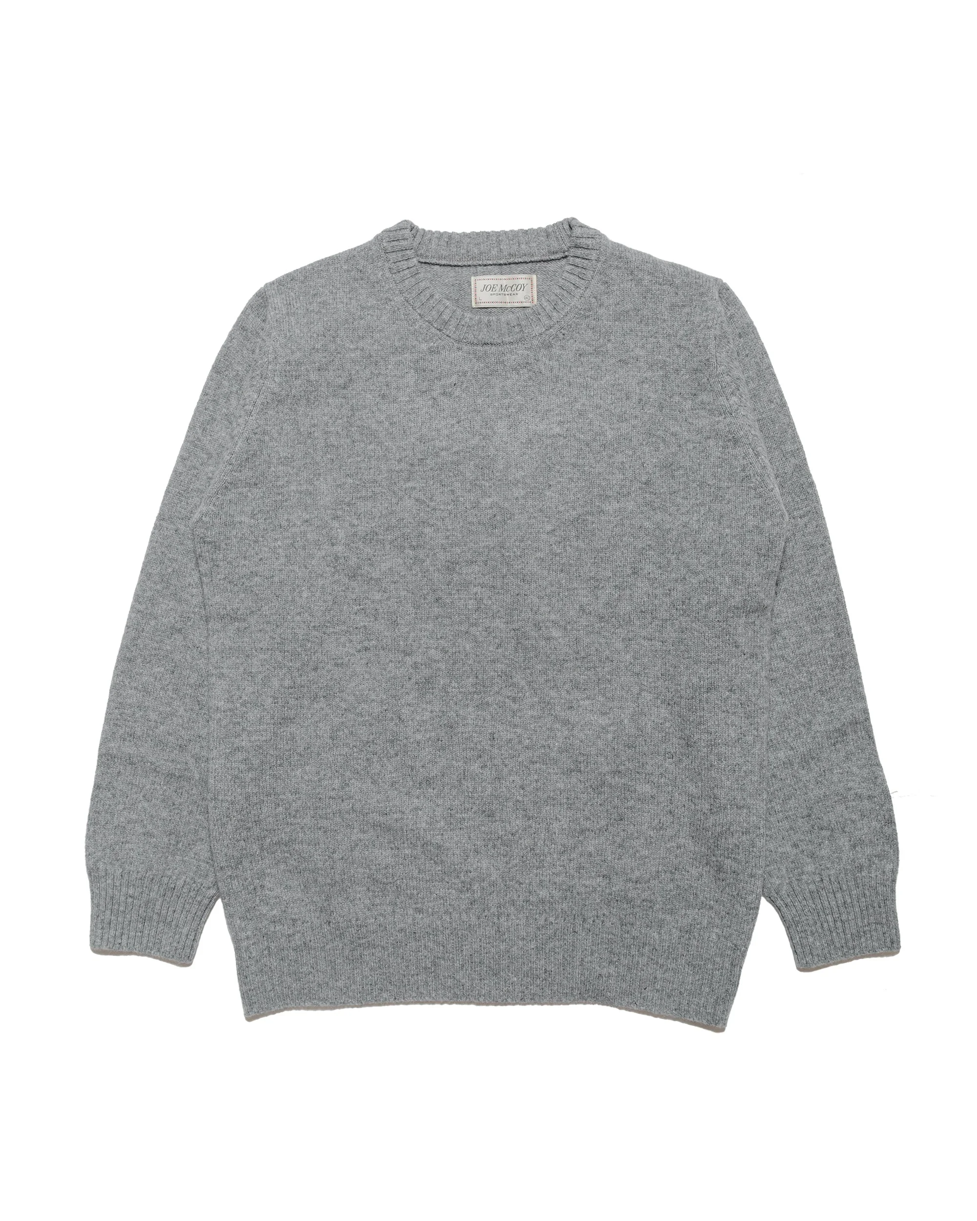 MC21114 Wool Crewneck Sweater Grey - 1