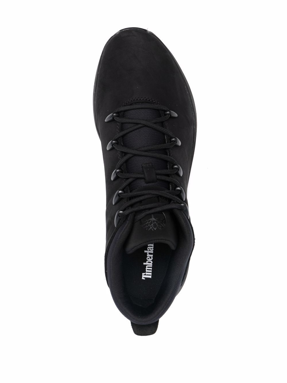 side logo-plaque sneakers - 4