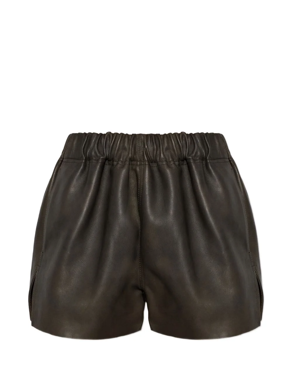 leather shorts - 1