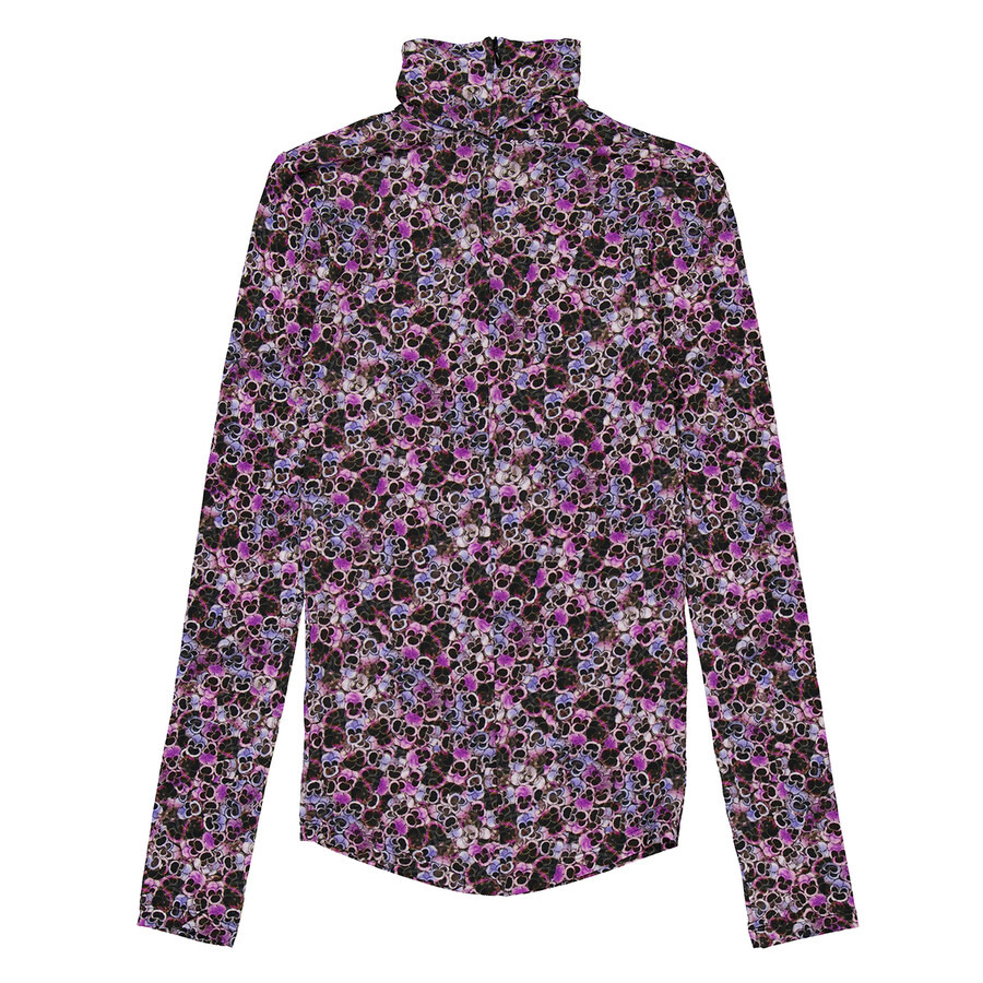Isabel Marant Ladies Purple Joyela Roll Neck Top - 6
