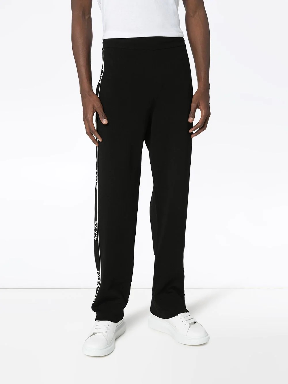 Ticker logo-print track pants - 3