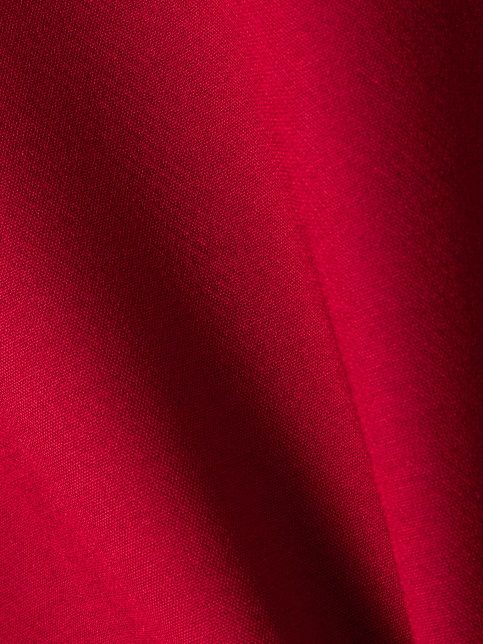 Pleated wool-blend mini dress Red - 4