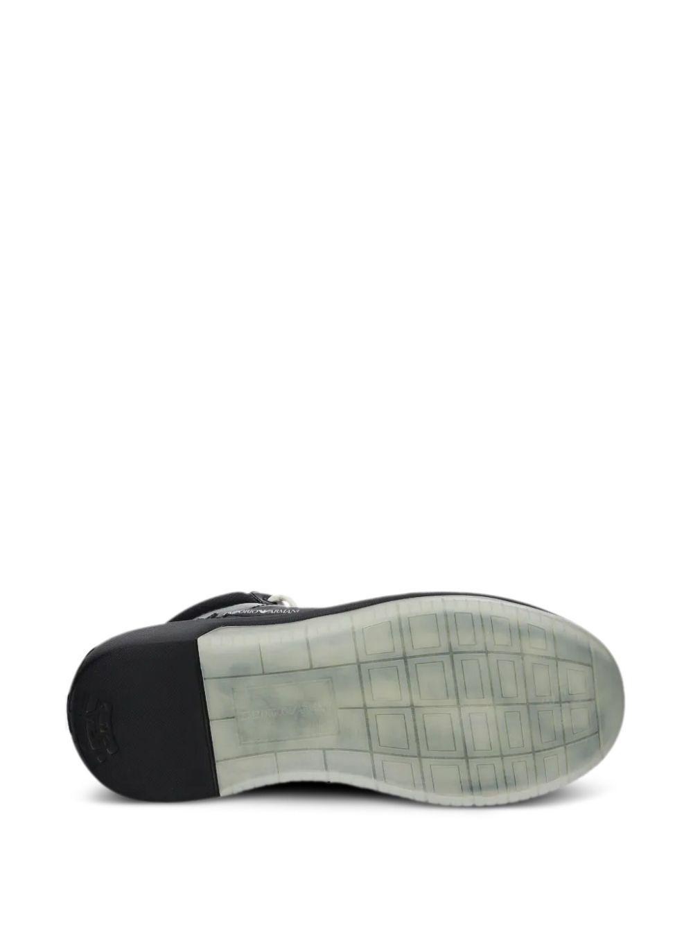 panelled high-top sneakers - 5
