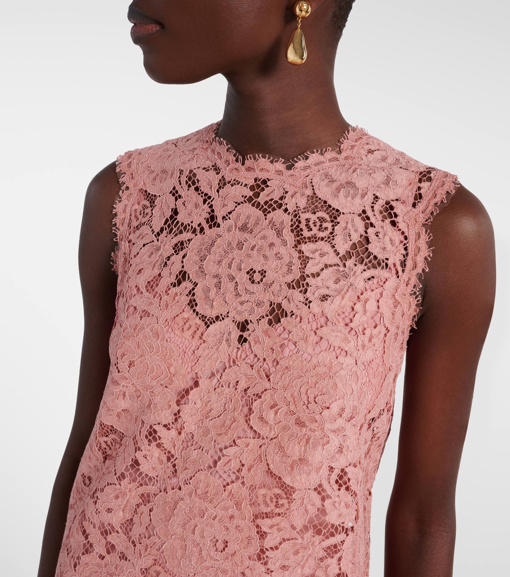 DG lace minidress - 4