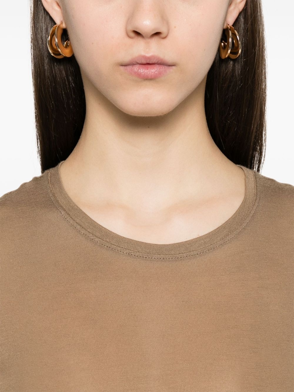 semi-sheer T-shirt - 5