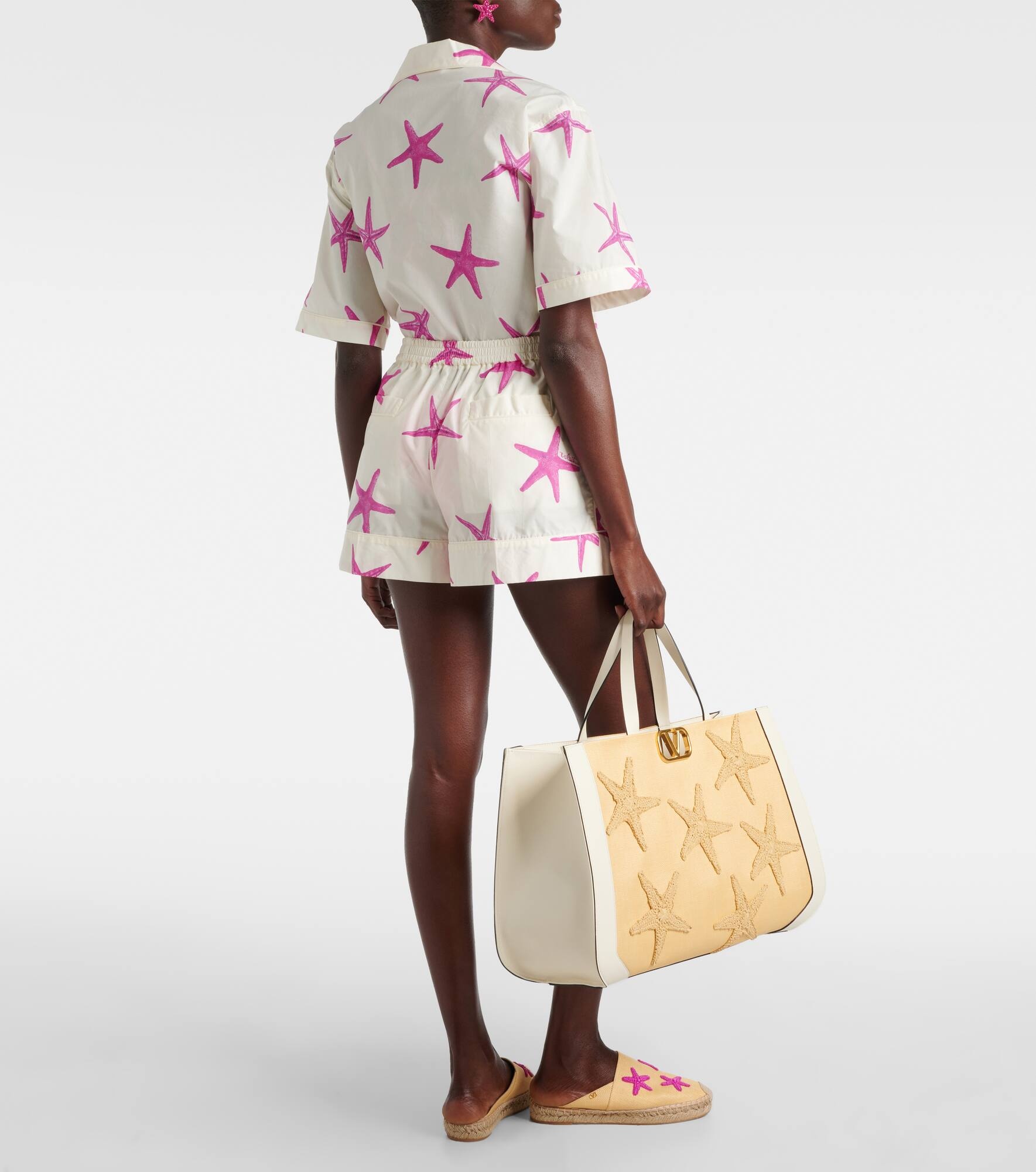 Starfish cotton poplin shorts - 3