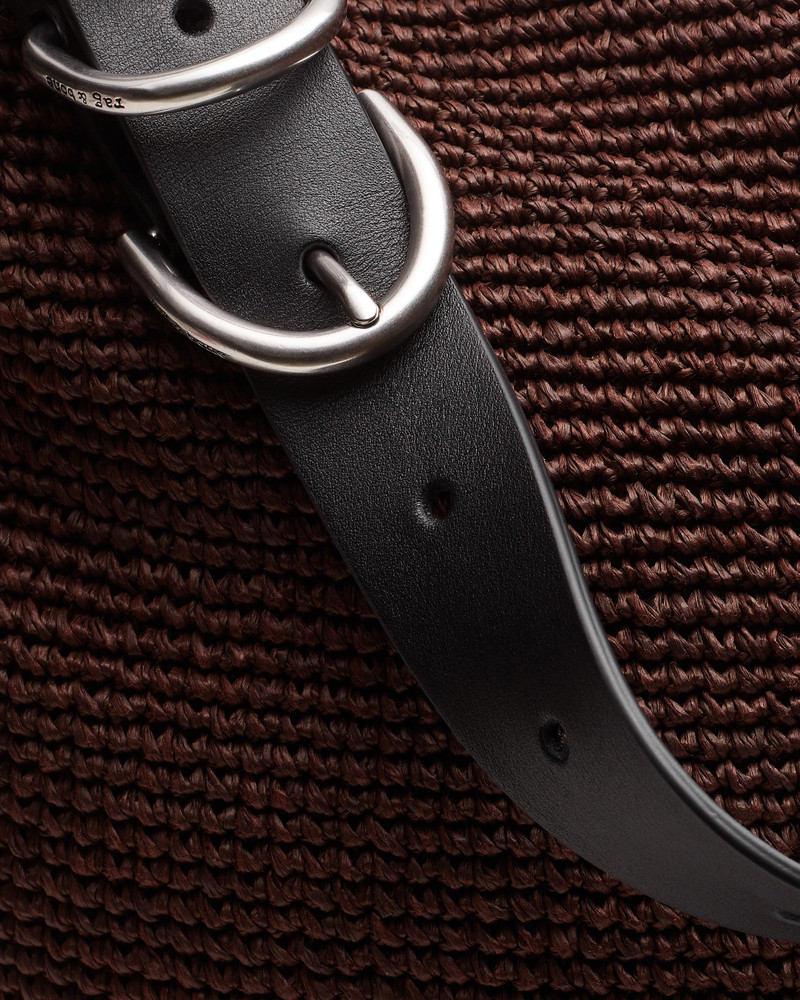 Mercer Medium Raffia Hobo Bag 4