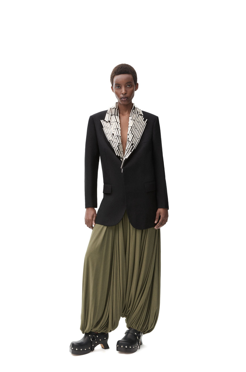 Loewe Embroidered jacket in wool outlook