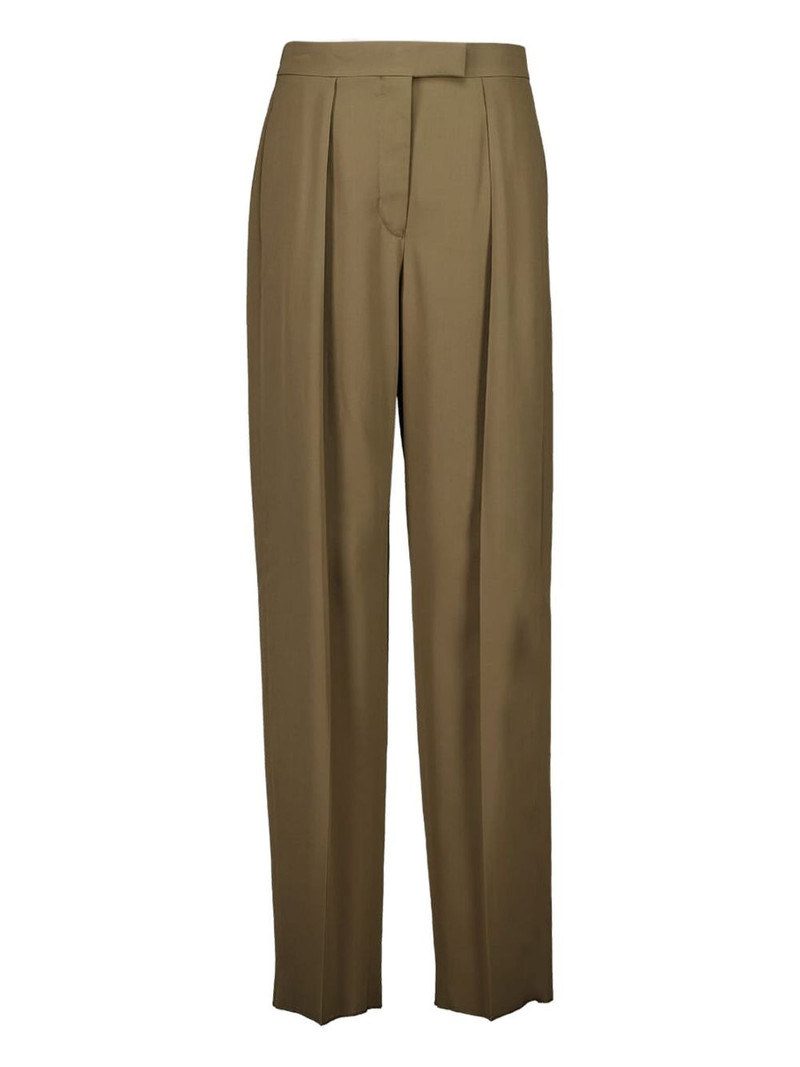 pleated-details trousers 1