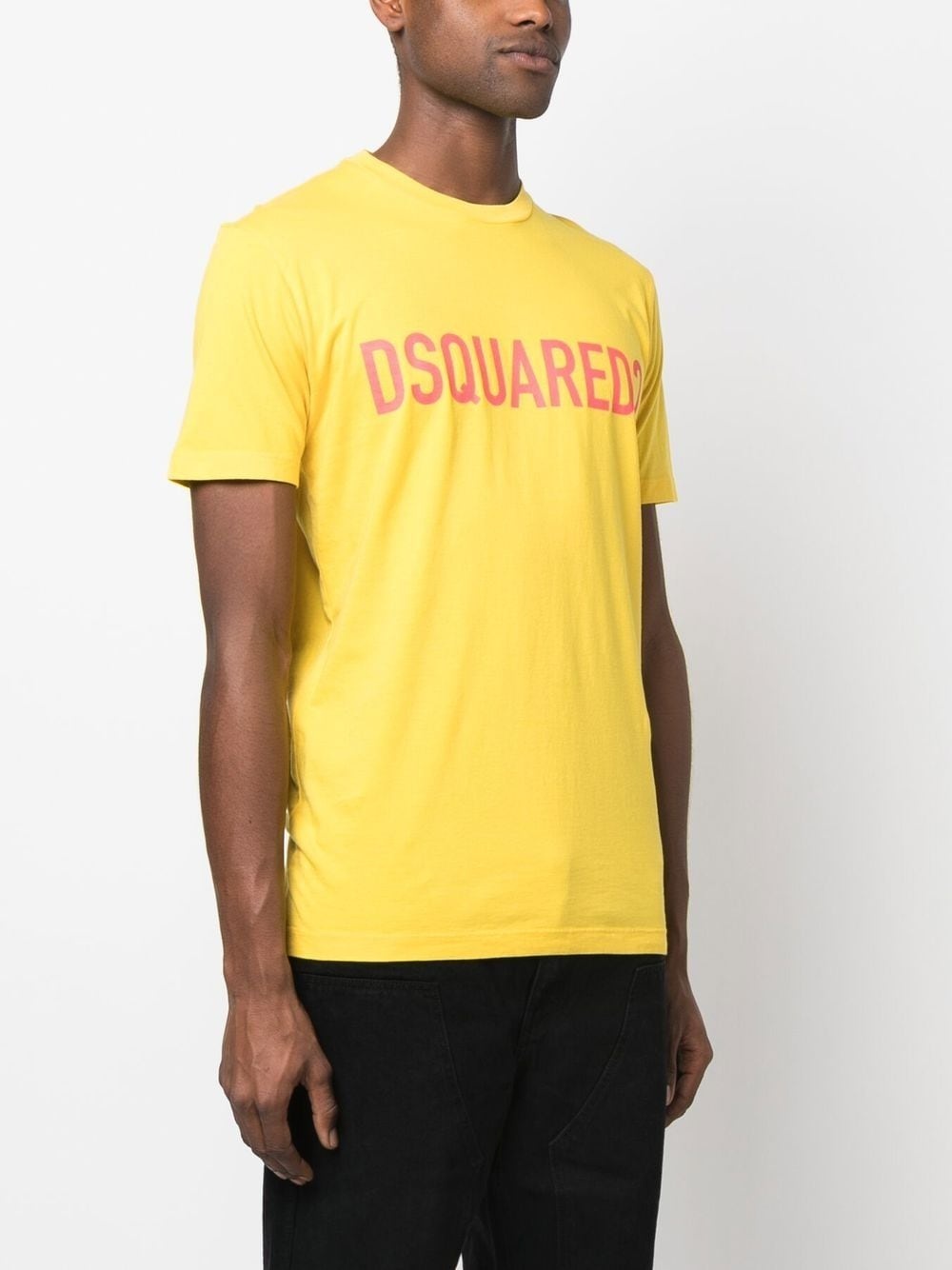 logo-print crew-neck T-shirt - 3