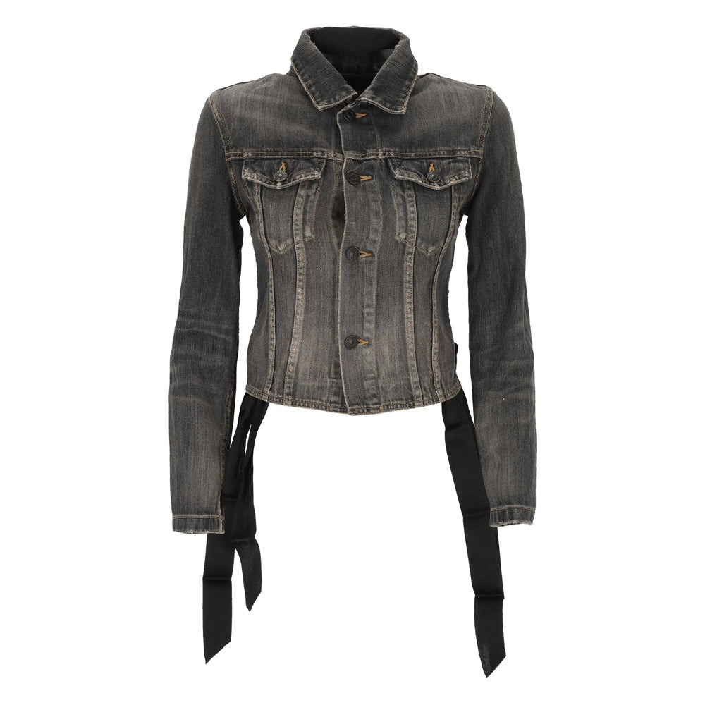 Balenciaga Grey Jackets - Denim Jackets Women - 1