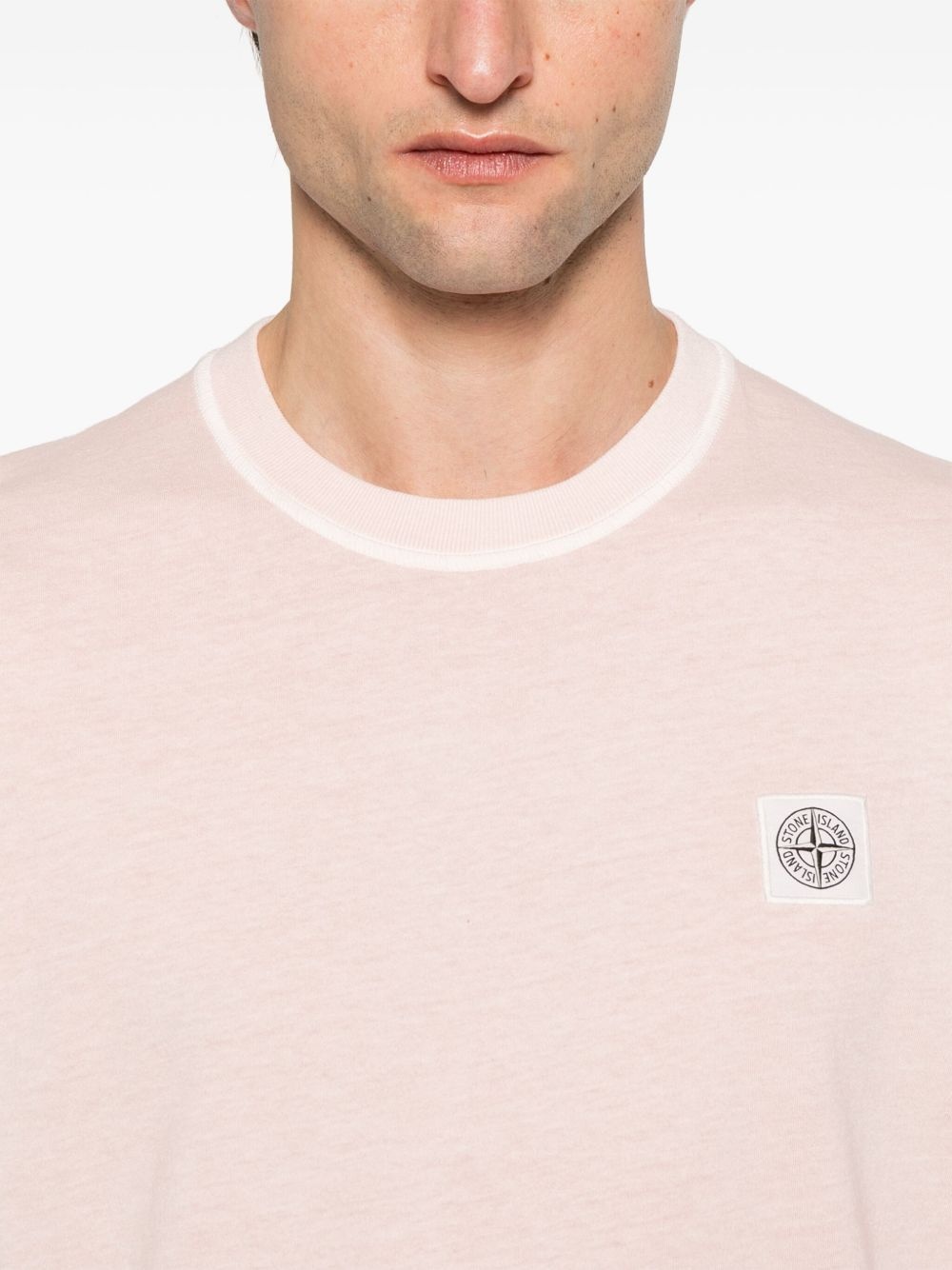 Compass-appliqué T-shirt - 4