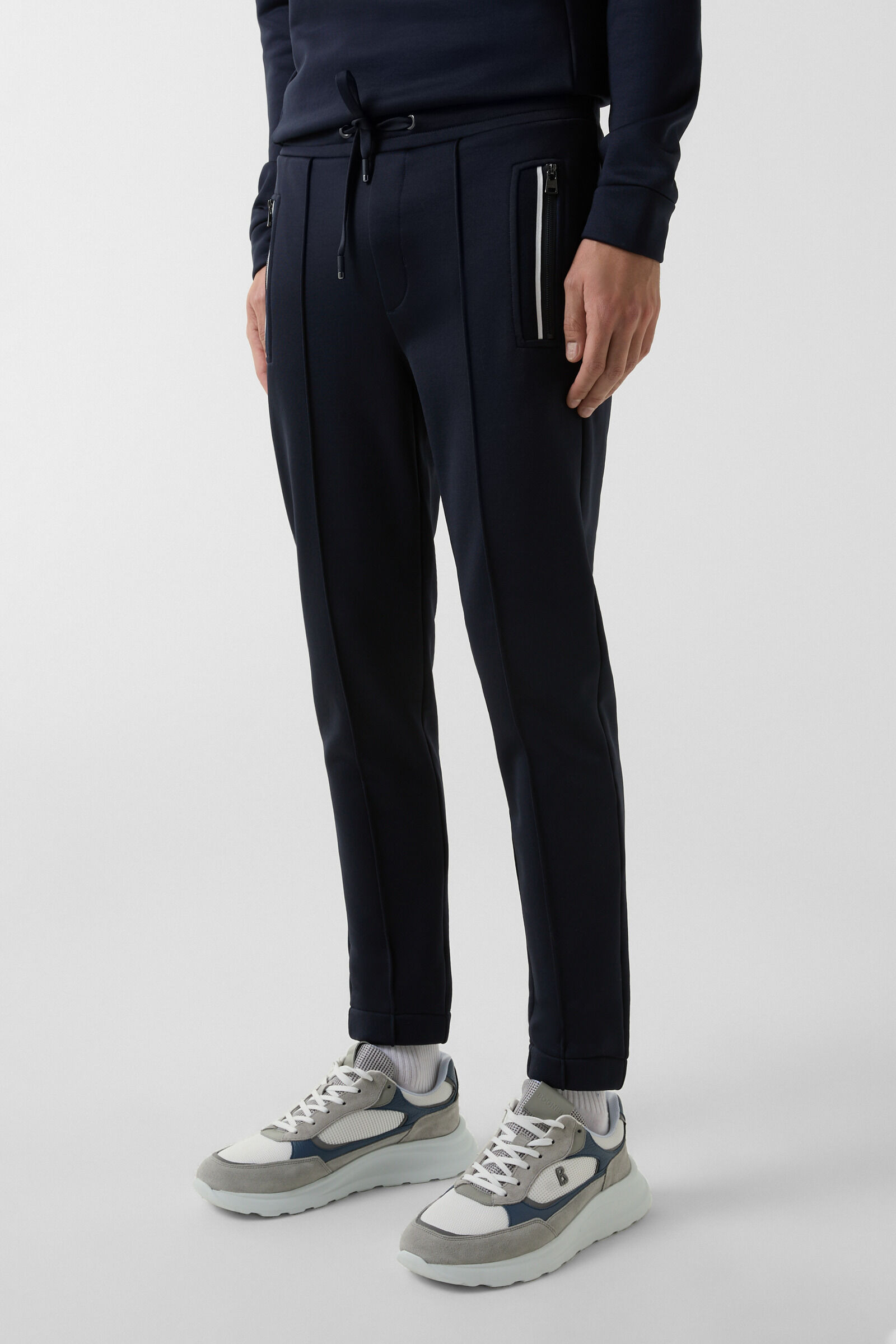 Alfred sweatpants in Navy blue - 2