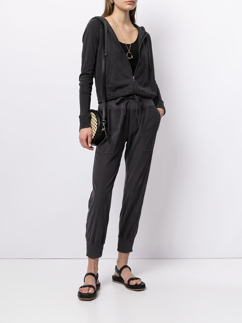 JAMES PERSE fleece drawstring hoodie outlook