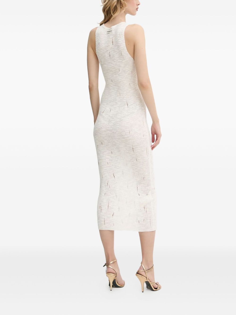 ribbed midi dress - 3