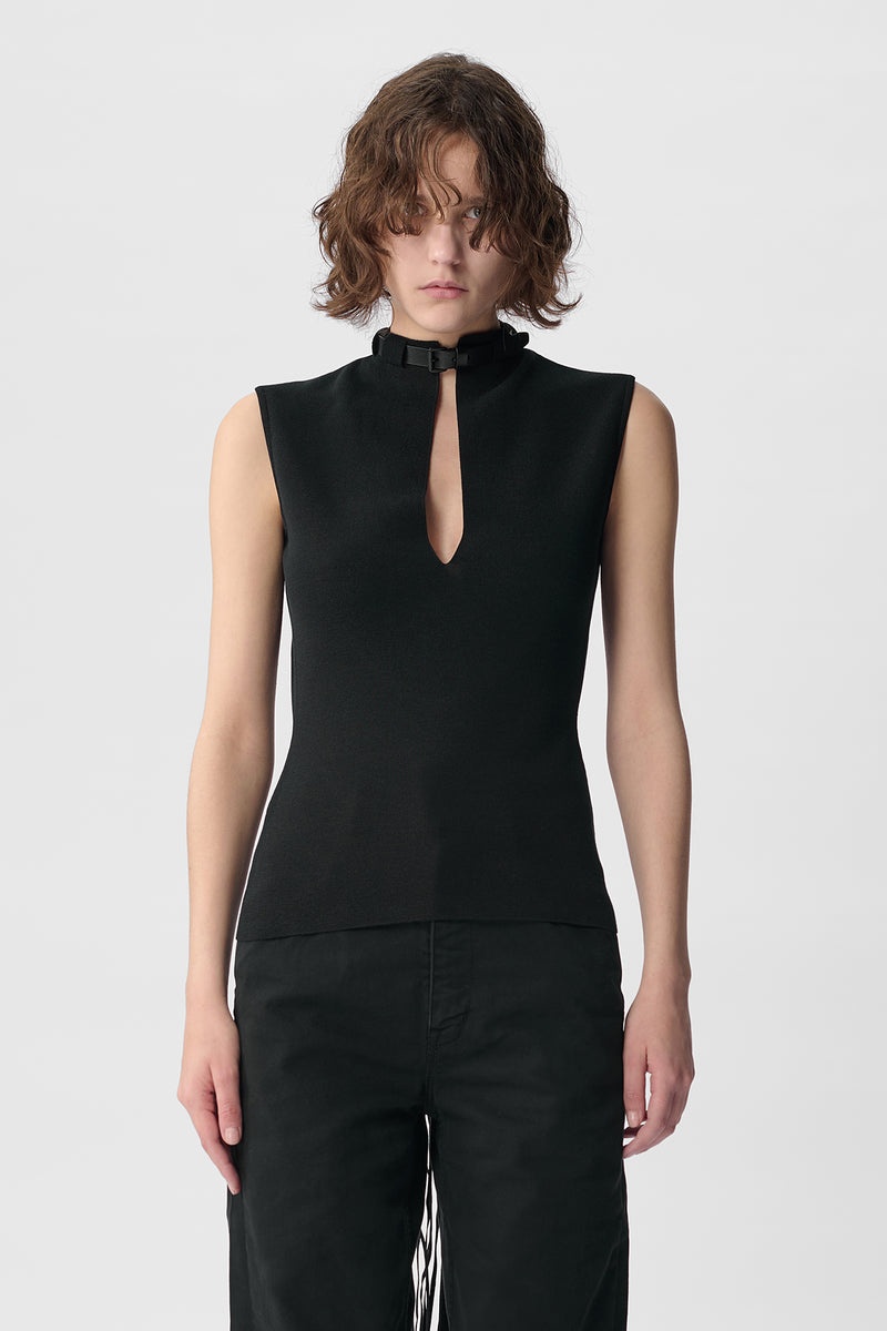 Line Top With Macrame Belt - 1