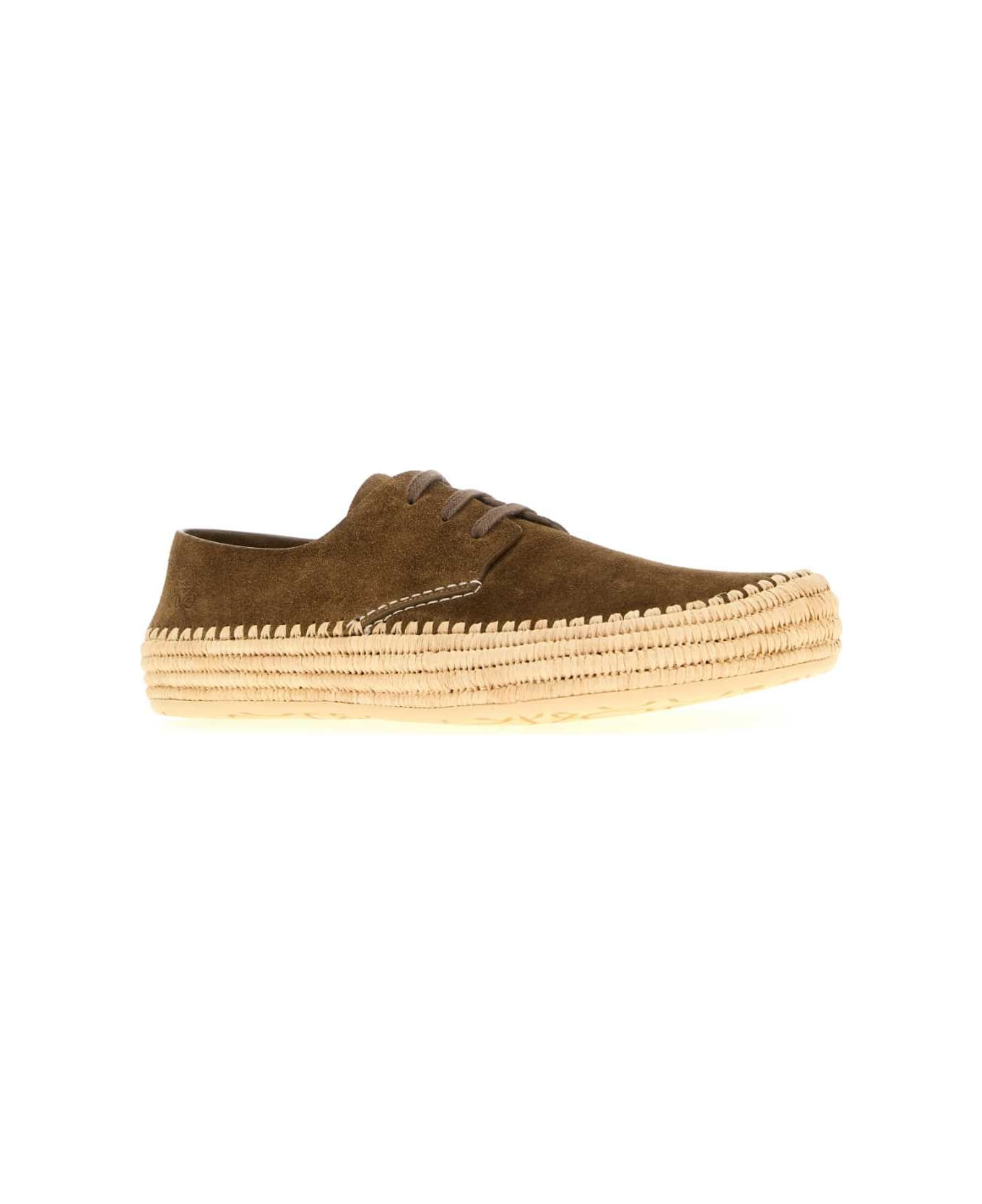 Brown Suede Rio Lace-up Shoes - 2