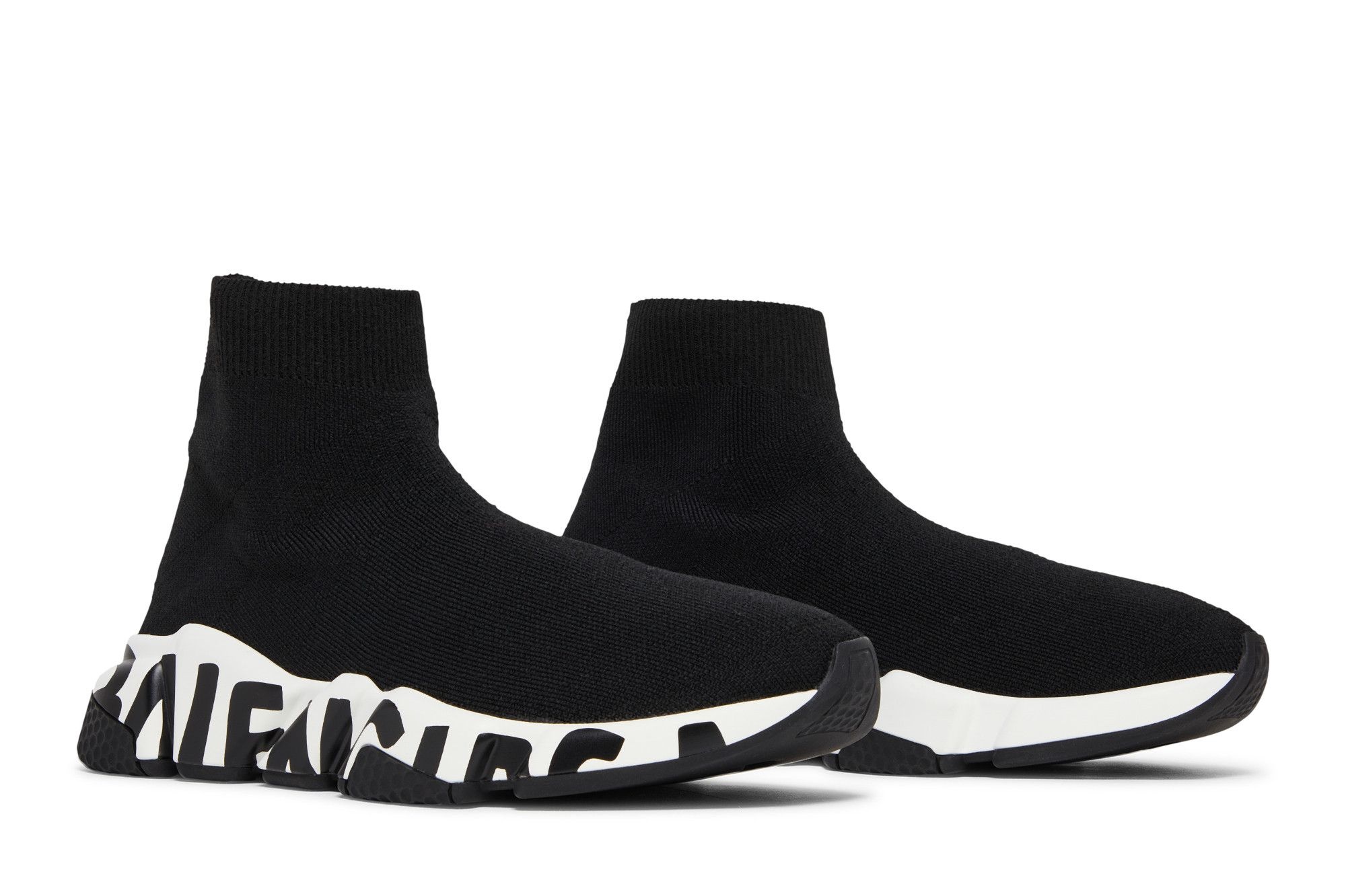 Balenciaga Wmns Speed Sneaker 'Midsole Graffiti - Black White' - 8