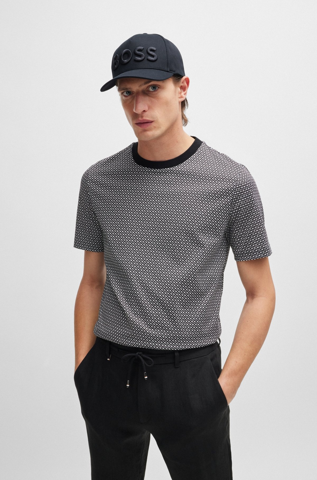 COTTON-TWILL CAP WITH 3D EMBROIDERED LOGO - 5