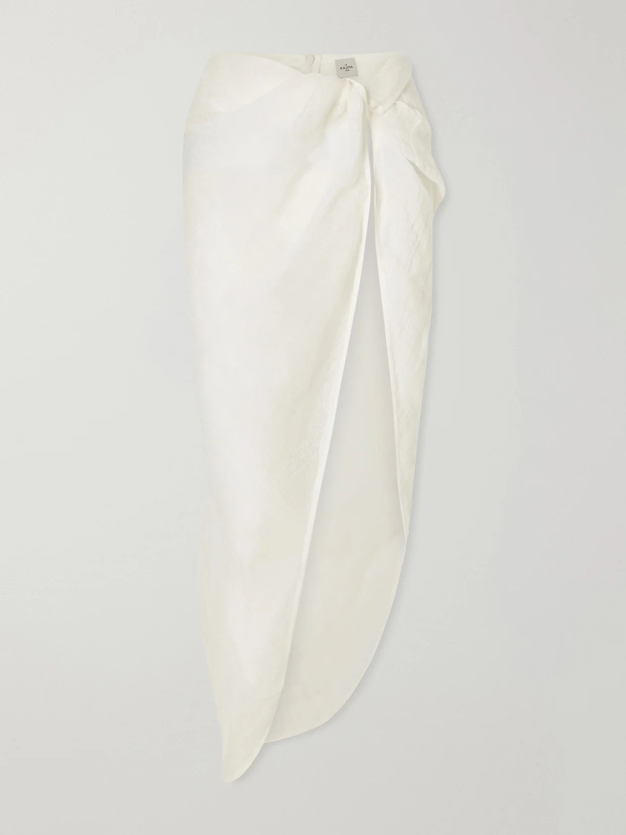 Qaraya Light Linen Pareo Skirt - 1