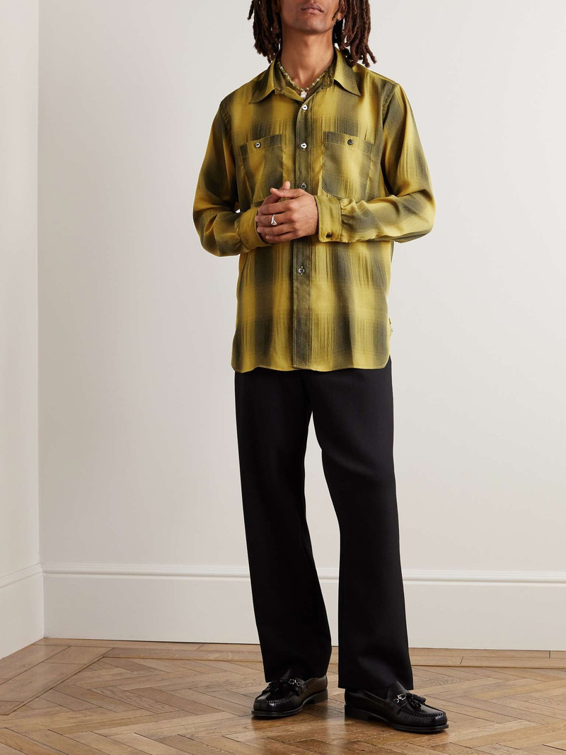 NEEDLES Checked Crepe Shirt outlook