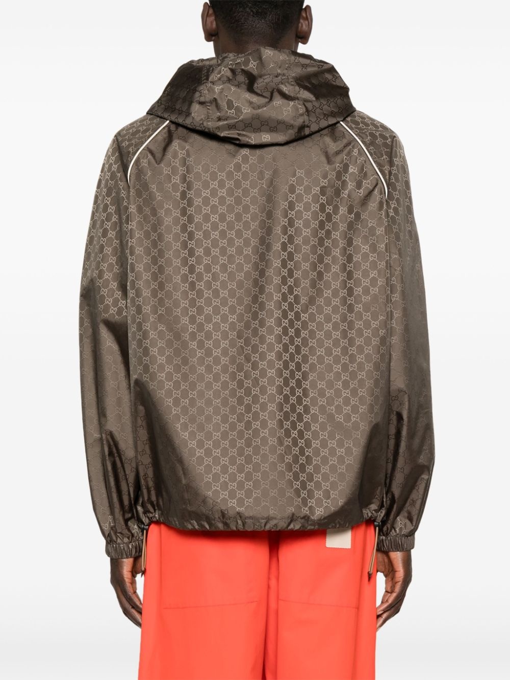 Double G slouch-hood jacket - 4
