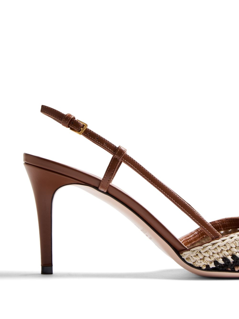 VLogo slingback pumps - 5