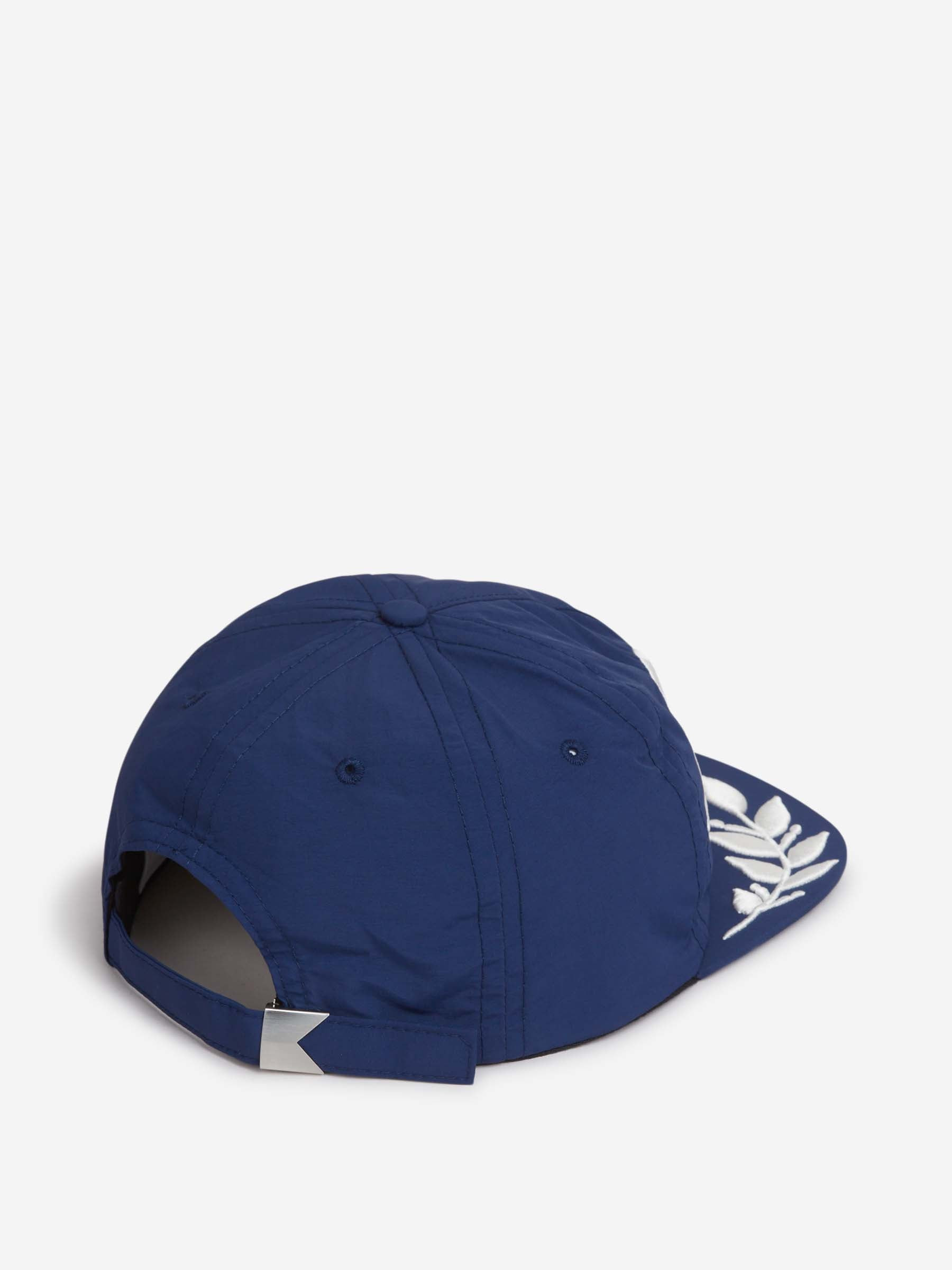 EMBROIDERED LOGO CAP - 5