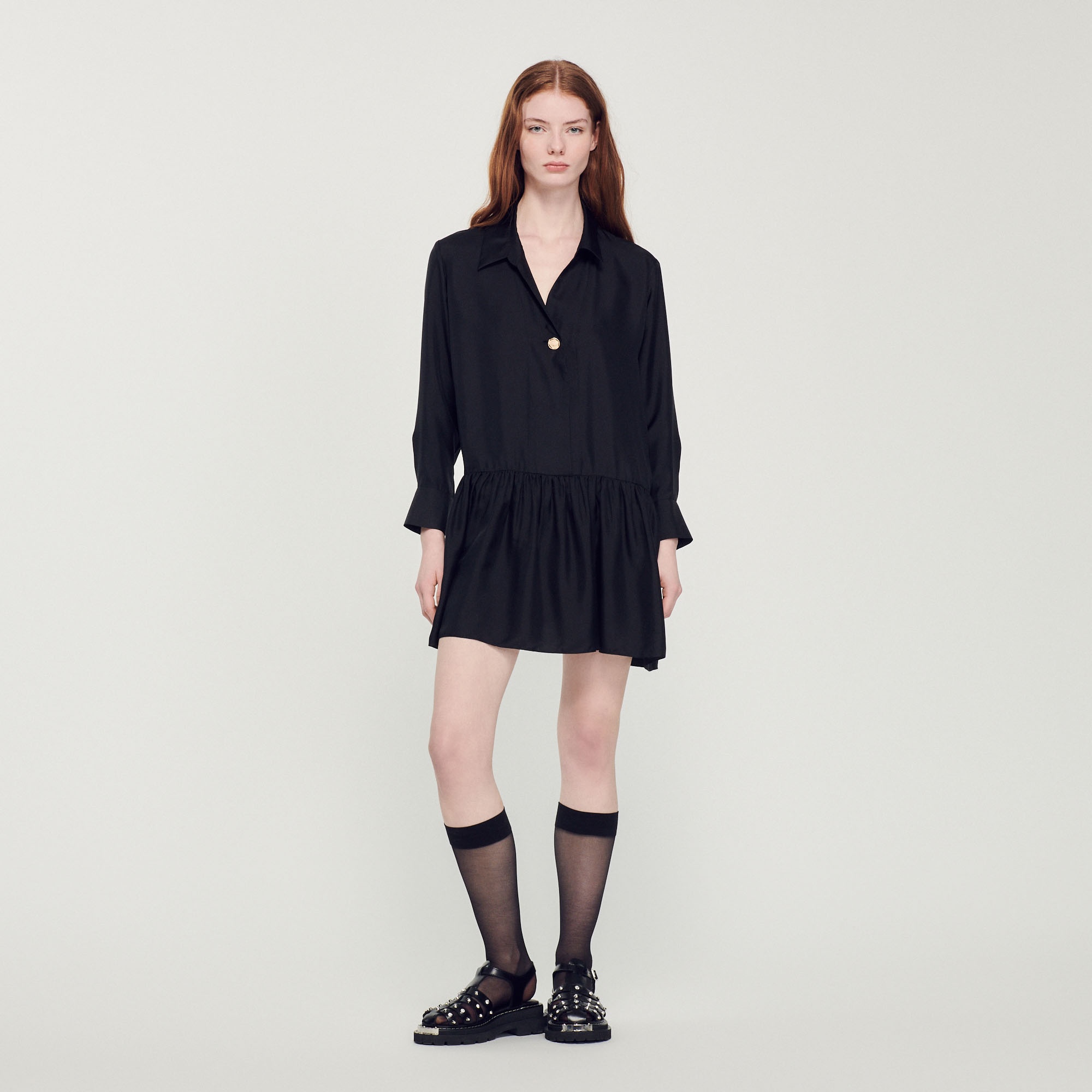 Short silk dress - 3