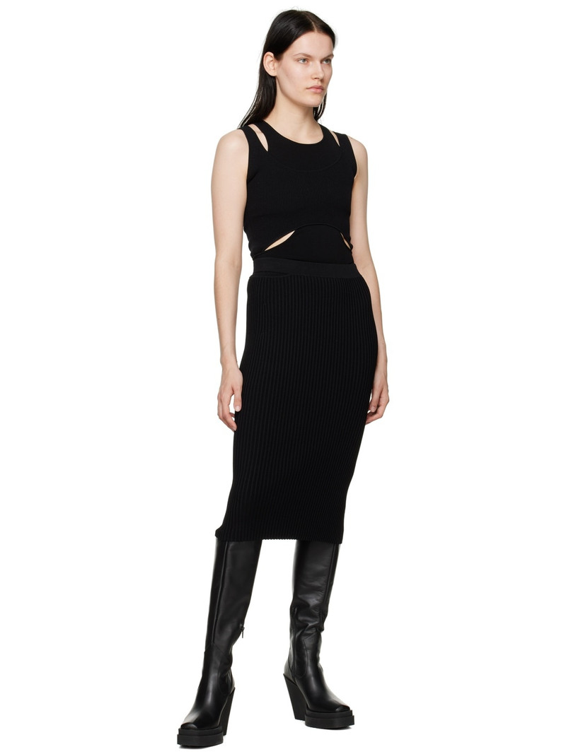 Dion Lee Black Interlink Tank Top outlook