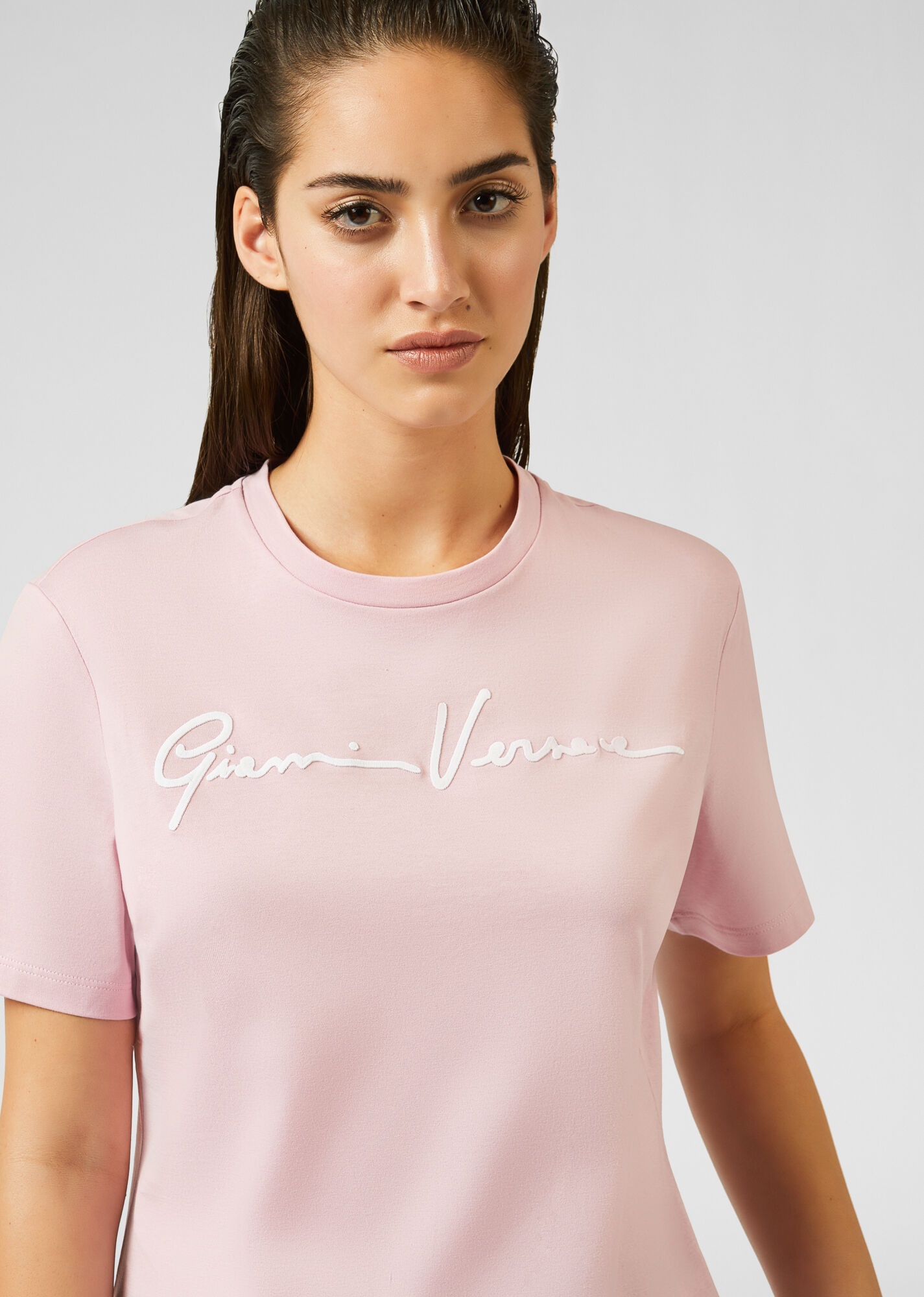 Embroidered GV Signature T-Shirt - 5