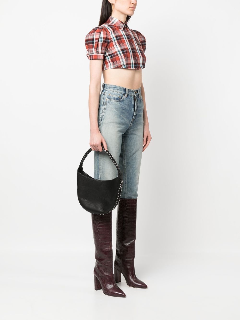 studded-handle tote bag - 2