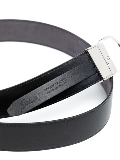 Brioni H35 leather belt outlook