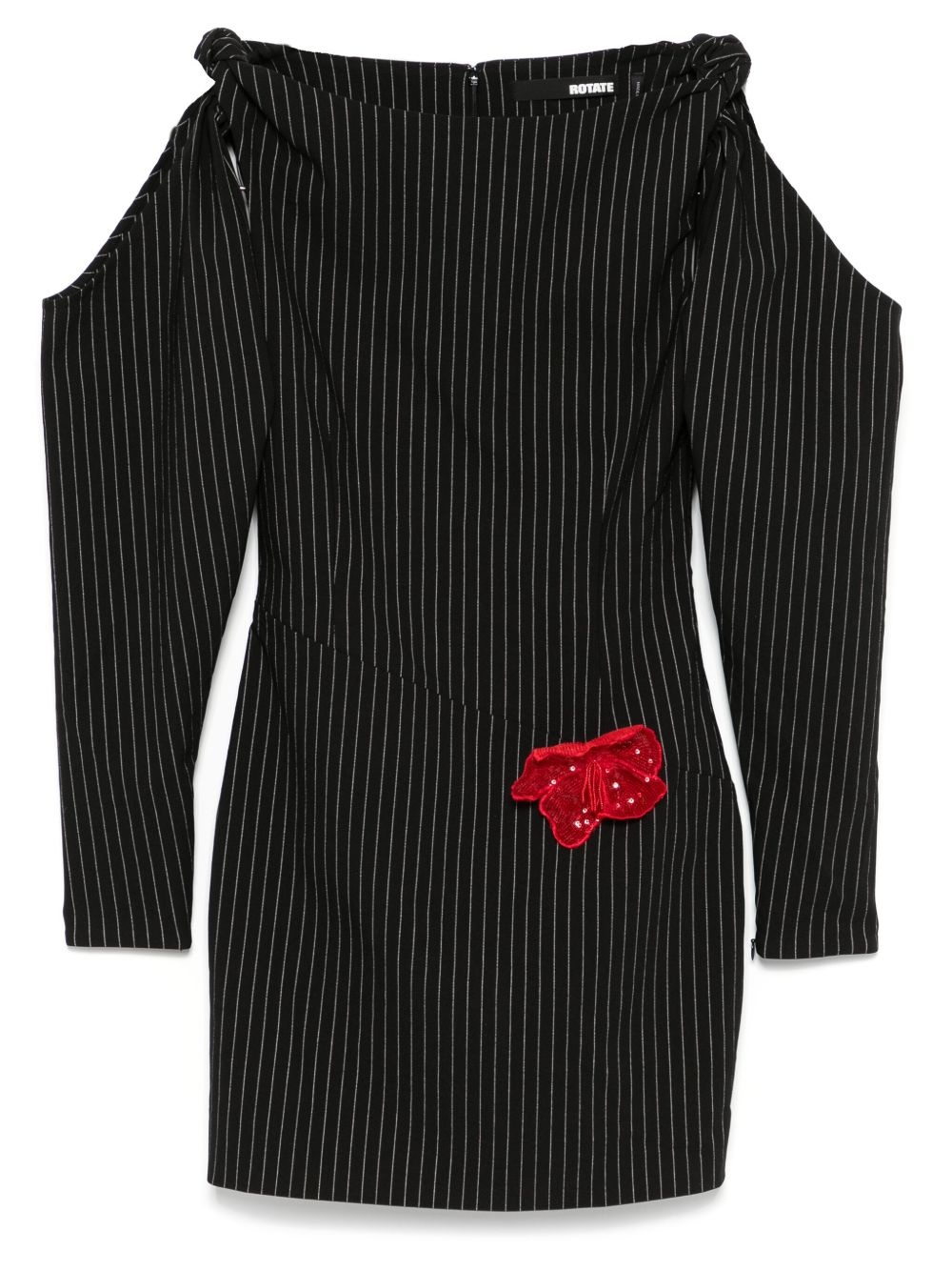 knotted mini dress - 1