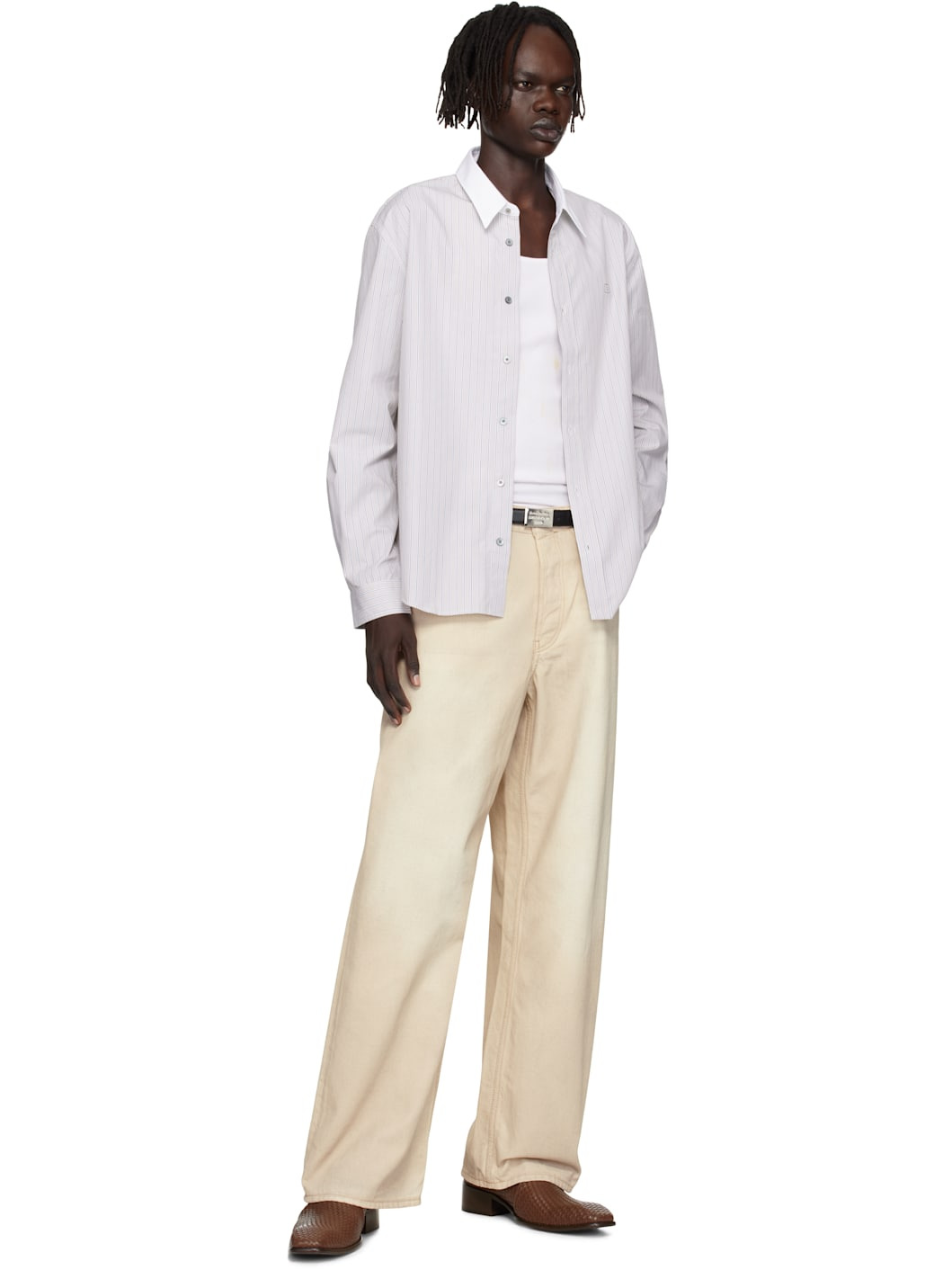 Beige Loose Fit 1981 Jeans - 5